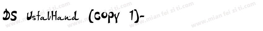 DS UstavHand (COPY 1)字体转换